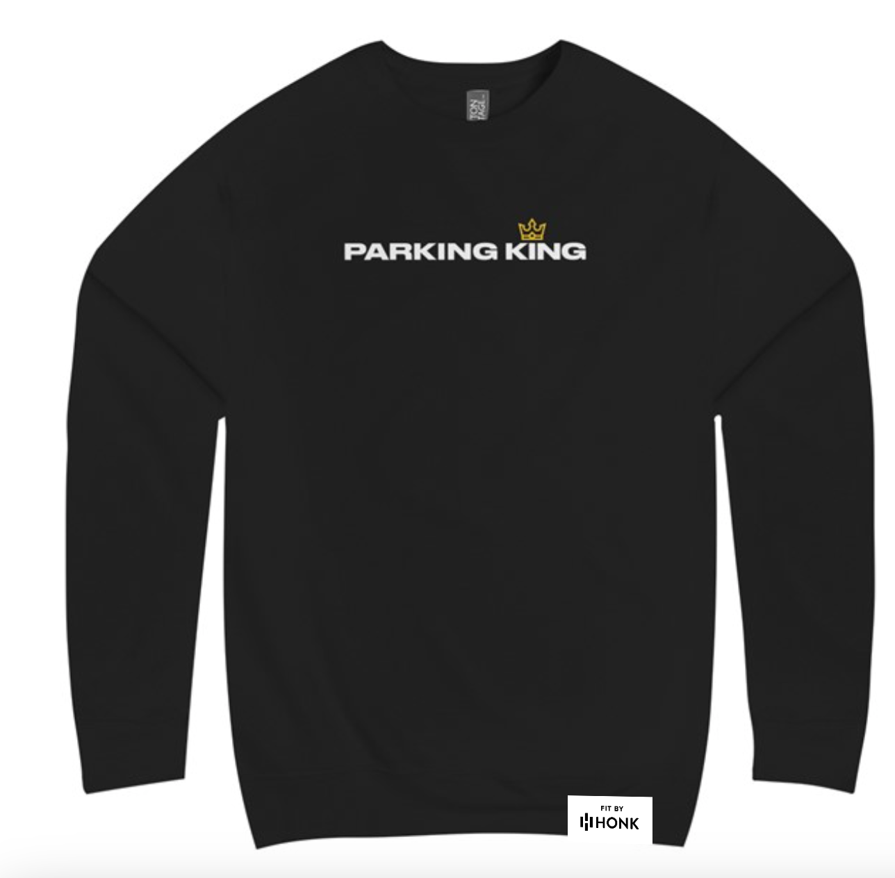 Parking King Black Crewneck