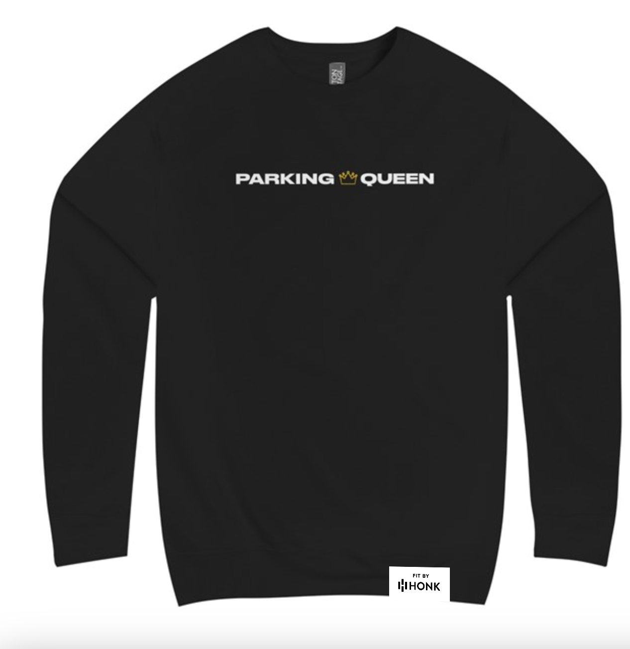 Parking Queen Black Crewneck